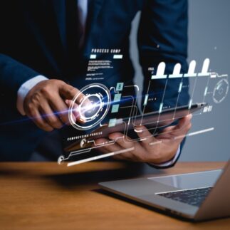 Businessman,Analyze,Data,To,Find,New,Marketing,Strategies,To,Help